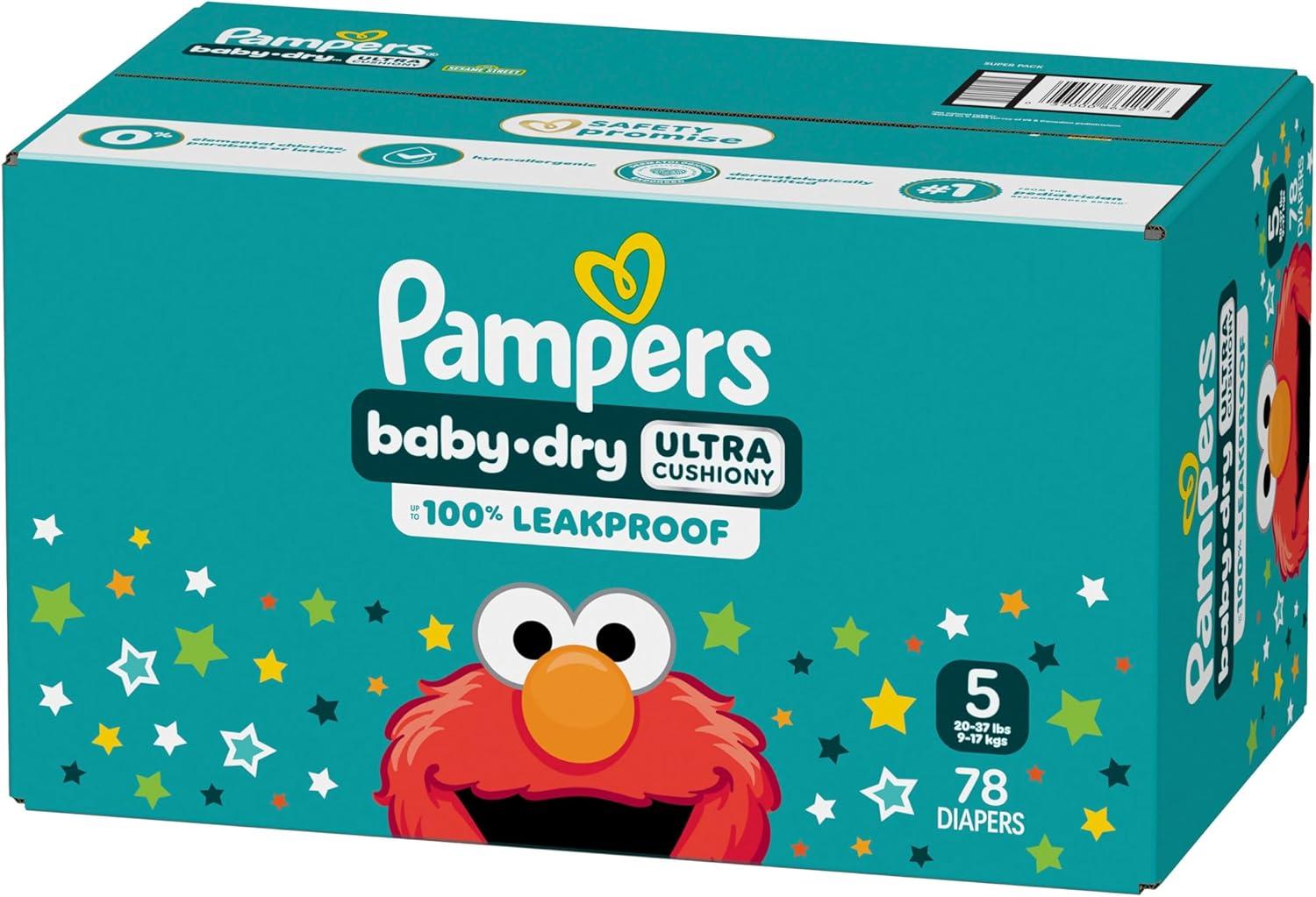 imagePampers Diapers  Baby Dry  Size 6 21 Count Absorbent Disposable Infant Diaper Packaging May VarySize 5