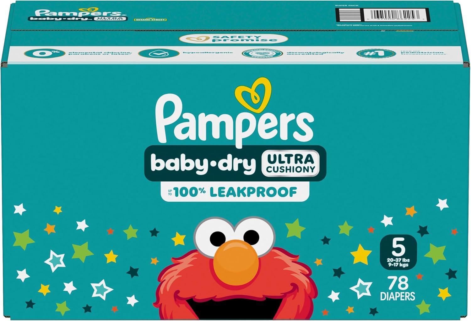imagePampers Diapers  Baby Dry  Size 6 21 Count Absorbent Disposable Infant Diaper Packaging May VarySize 5