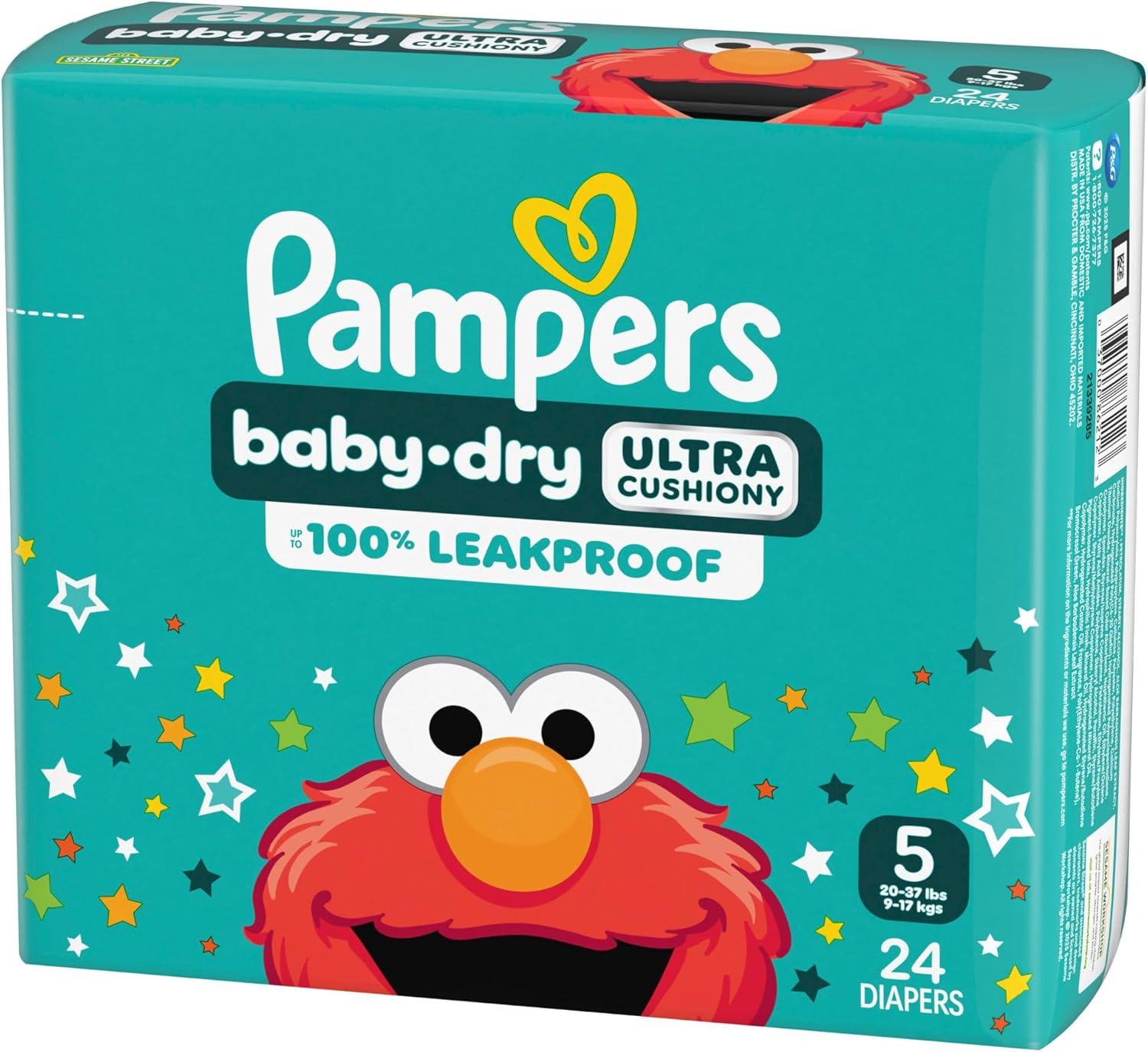 imagePampers Diapers  Baby Dry  Size 6 21 Count Absorbent Disposable Infant Diaper Packaging May VarySize 5