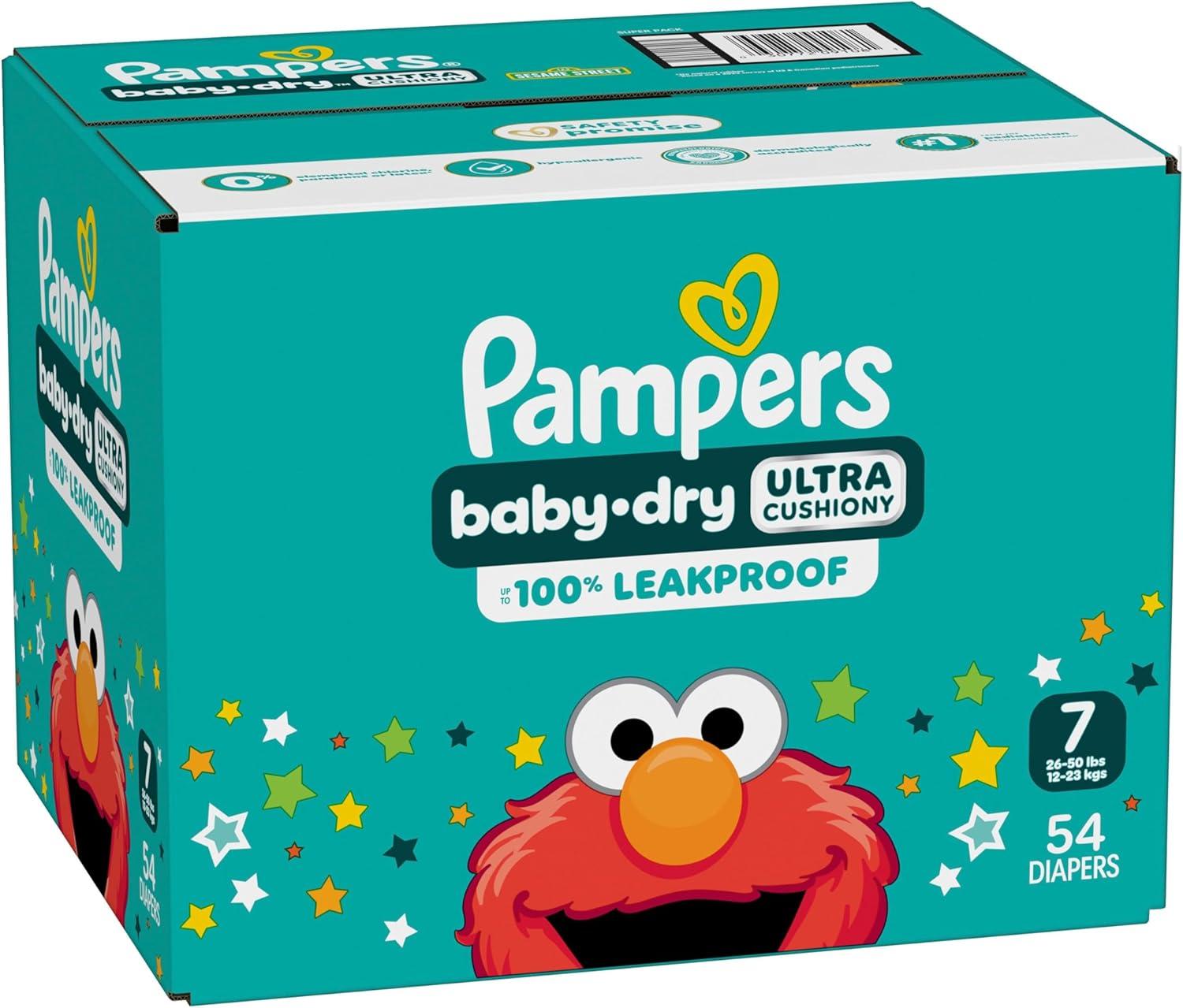 imagePampers Diapers  Baby Dry  Size 6 21 Count Absorbent Disposable Infant Diaper Packaging May VarySize 7