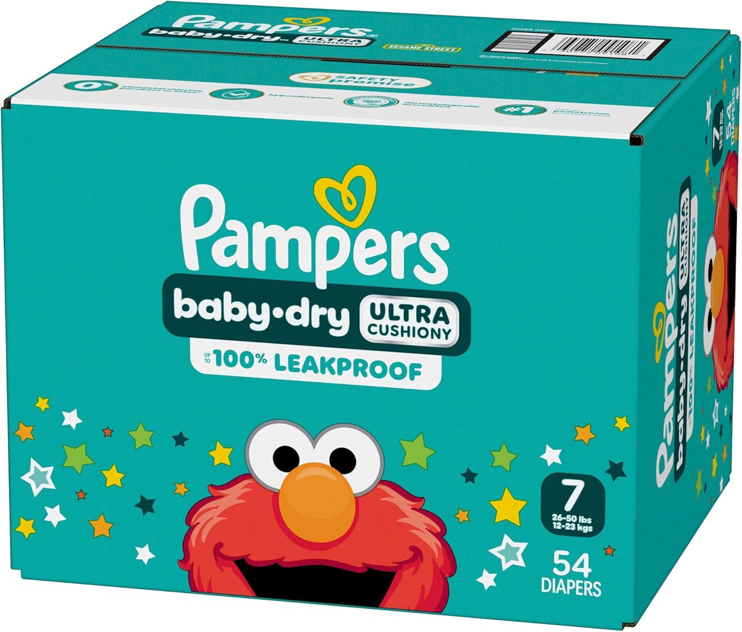 imagePampers Diapers  Baby Dry  Size 6 21 Count Absorbent Disposable Infant Diaper Packaging May VarySize 7