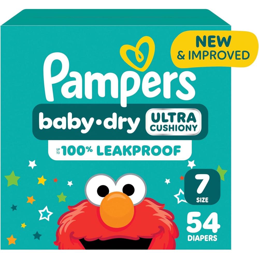 imagePampers Diapers  Baby Dry  Size 6 21 Count Absorbent Disposable Infant Diaper Packaging May VarySize 7