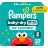 imagePampers Diapers  Baby Dry  Size 2 37 Count Absorbent Disposable Infant Diaper Packaging May Vary