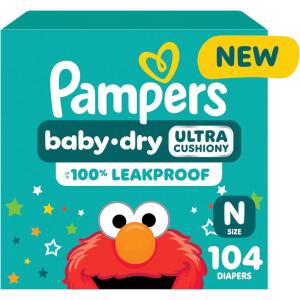 imagePampers Diapers  Baby Dry  Size 6 21 Count Absorbent Disposable Infant Diaper Packaging May VaryNewborn